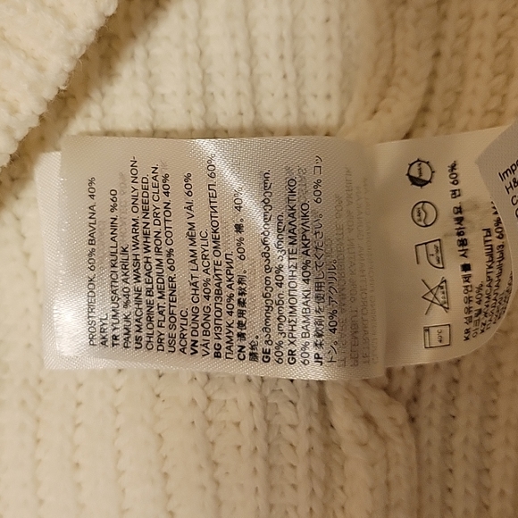 Gorgeous Gold Button Accent Striped Knit Sweater - Picture 7 of 8